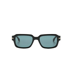 �{�X �����Y �T���O���X�E�A�C�E�F�A �A�N�Z�T���[ 1596/s rectangle-frame tinted sunglasses Black