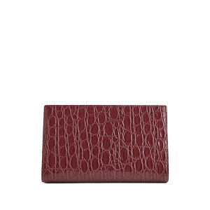 �W���[�b�y�U�m�b�e�B ���f�B�[�X �n���h�o�b�O �o�b�O Crocodile-embossed clasp clutch Red