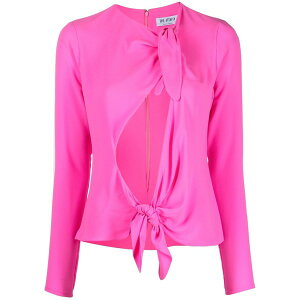 �W �A�e�B�R ���f�B�[�X �V���c �g�b�v�X Zelda tie-front blouse Pink