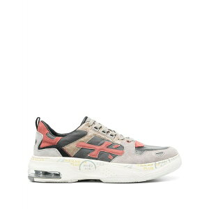 �v���~�A�[�^ �����Y �X�j�[�J�[ �V���[�Y Drake panelled sneakers Grey
