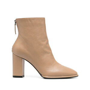 �� �V�� ���f�B�[�X �u�[�c �V���[�Y Elsa 85mm leather ankle boots Neutrals