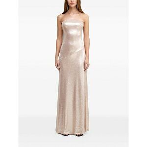 �}���Z�� ���f�B�[�X �����s�[�X �g�b�v�X Ciel strapless seam maxi dress Neutrals