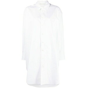 �p�[���E�G���W�F���X ���f�B�[�X �����s�[�X �g�b�v�X Rhinestone logo shirt dress White