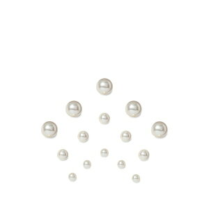 �W�F�j�t�@�[�x�A ���f�B�[�X �w�A�A�N�Z�T���[ �A�N�Z�T���[ Paige hair magnet (set of 15) White
