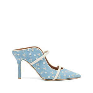 �}���[���X���A�[�Y ���f�B�[�X �T���_�� �V���[�Y Maureen floral-printed mules Blue