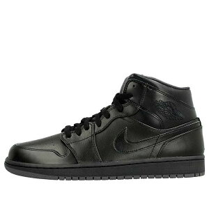 Jordan �W���[�_�� �����Y �X�j�[�J�[ �yAir Jordan 1 Mid 'Black' 554724-021�z �T�C�Y US_10(28.0cm)