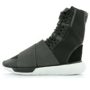 adidas �A�f�B�_�X �����Y �X�j�[�J�[ �yadidas Y-3 Qasa Boot 'Charcoal Black' BB4803�z �T�C�Y US_6.5(24.5cm)