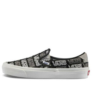 Vans �o���Y �����Y �X�j�[�J�[ �yVans Slip-On 59 LX 'Black Logo Checkerboard' VN0A4BVDVZ9�z �T�C�Y US_9(27.0cm)