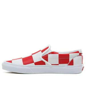 Vans �o���Y �����Y �X�j�[�J�[ �yVans Classic Slip-On 'Leather Check' VN0A4BV3TBV�z �T�C�Y US_9(27.0cm)