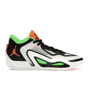Jordan �W���[�_�� �����Y �X�j�[�J�[ �yJordan Tatum 1 Home Team�z �T�C�Y US_M_15 White/Black/Green Strike/Total Orange