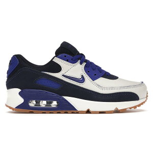 Nike �i�C�L �����Y �X�j�[�J�[ �yNike Air Max 90 Home & Away Blue�z �T�C�Y US_10.5(28.5cm) Sail/Varsity Royal-Midnight-Navy-Gum Medium Brown
