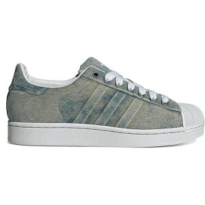 adidas �A�f�B�_�X �����Y �X�j�[�J�[ �yadidas Superstar 82 Washed Denim�z �T�C�Y US_5.5(23.5cm) Green/Supplier Colour/Dash Grey
