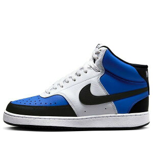 Nike �i�C�L �����Y �X�j�[�J�[ �yNike Court Vision Mid Next Nature 'Game Royal Black' FQ8740-480�z �T�C�Y US_9(27.0cm)