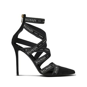 �o���}�� ���f�B�[�X �p���v�X �V���[�Y Couture ribbon pumps Black