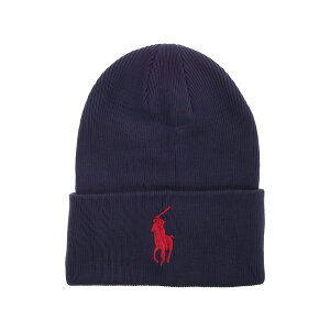 �����t���[���� �����Y �X�q �A�N�Z�T���[ Big pony cuff beanie hat Blue