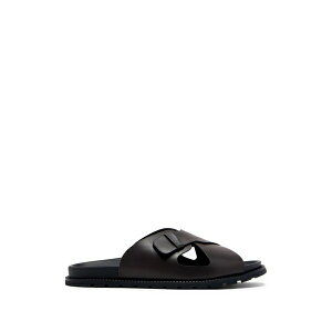 �j�[���o���b�g �����Y �T���_�� �V���[�Y Crossover-strap sandals Brown