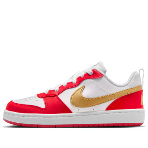 Nike �i�C�L �����Y �X�j�[�J�[ �yNike Court Borough Low 'Red White Metallic Gold' DV5456-137�z �T�C�Y US_6.5(24.5cm)