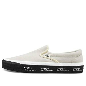 Vans �o���Y �����Y �X�j�[�J�[ �yVans WTAPS x Og Classic Slip-On Lx 'Grey Black' VN0A45JK20F�z �T�C�Y US_11.5(29.5cm)
