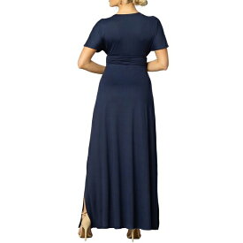 キヨナ レディース ワンピース トップス Women's Vienna Kimono Sleeve Long Maxi Dress Nouveau navy