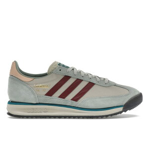 adidas �A�f�B�_�X �����Y �X�j�[�J�[ �yadidas SL 72 RS Putty Grey Shadow Red�z �T�C�Y US_9.5(27.5cm) Putty Grey/Shadow Red/Legacy Teal