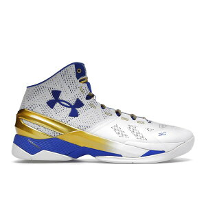 Under Armour A_[A[}[ Y Xj[J[ yUnder Armour Curry 2 Gold Ringsz TCY US_M_13 White/Metallic Gold/Team Royal