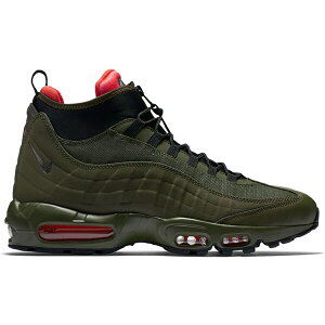 Nike �i�C�L �����Y �X�j�[�J�[ �yNike Air Max 95 Sneakerboot Dark Loden�z �T�C�Y US_11.5(29.5cm) Dark Loden/Black-Cargo Khaki-Bright Crimson