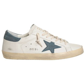 Golden Goose ゴールデングース メンズ スニーカー 【Golden Goose Super-Star】 サイズ EU_41(26.0cm) White Blue Suede