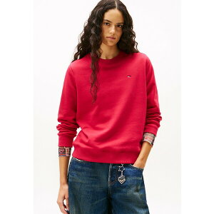 g~[qtBK[ fB[X p[J[EXEFbgVc AE^[ FLAG CREW - Sweatshirt - ruby rhubarb