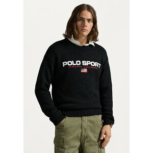t[ Y jbg&Z[^[ AE^[ BIG FIT POLO SPORT COTTON JUMPER - Jumper - black