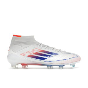 adidas �A�f�B�_�X ���f�B�[�X �X�j�[�J�[ �yadidas F50 Elite Mid FG Cloud White Lucid Blue Solar Red (Women's)�z �T�C�Y US_W_10 Cloud White/Lucid Blue/Solar Red
