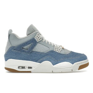 Jordan W[_ fB[X Xj[J[ yJordan 4 Retro TEX Denim Worn Blue (Women's)z TCY US_6(23.0cm) Sail/Gum Light Brown-Worn Blue-Sail-Metallic Gold