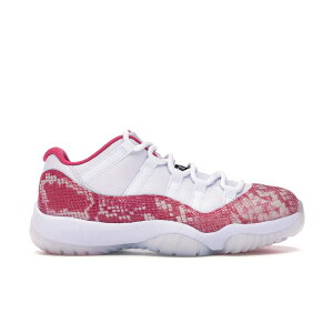 Jordan �W���[�_�� ���f�B�[�X �X�j�[�J�[ �yJordan 11 Retro Low Pink Snakeskin (2019) (Women's)�z �T�C�Y US_W_12 White/Watermelon/Black