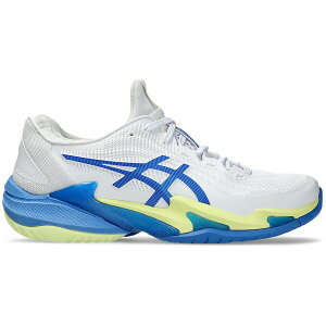 ASICS �A�V�b�N�X ���f�B�[�X �X�j�[�J�[ �yASICS Court FF 3 White Illusion Blue (Women's)�z �T�C�Y US_W_12 White/Illusion Blue