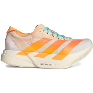 adidas �A�f�B�_�X ���f�B�[�X �X�j�[�J�[ �yadidas Adizero Adios Pro 4 Crystal Sand Flash Orange�z �T�C�Y US_W_11 Crystal Sand/Flash Orange/Flash Aqua