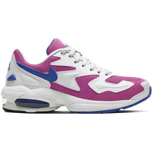 Nike �i�C�L ���f�B�[�X �X�j�[�J�[ �yNike Air Max 2 Light Summit White Fuschia (Women's)�z �T�C�Y US_7.5(24.5cm) Summit White/Cosmic Fuchsia-Black-Hyper Royal