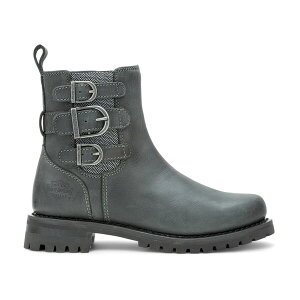Harley-Davidson �n�[���[�_�r�b�h�\�� ���f�B�[�X �X�j�[�J�[ �yHarley-Davidson Beasley 6 Strap Boots Black (Women's)�z �T�C�Y US_5.5(22.5cm) Black