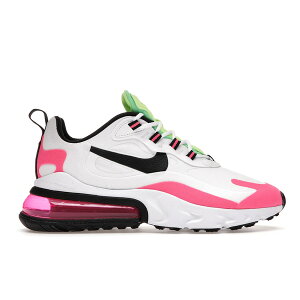 Nike �i�C�L ���f�B�[�X �X�j�[�J�[ �yNike Air Max 270 React Hyper Pink (Women's)�z �T�C�Y US_8(25.0cm) White/Hyper Pink/Pink Blast/Black