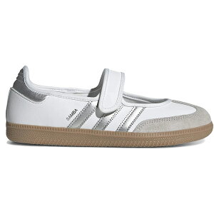 adidas �A�f�B�_�X ���f�B�[�X �X�j�[�J�[ �yadidas Samba Jane White Silver Metallic (Women's)�z �T�C�Y US_W_11.5 Footwear White/Silver Metallic/Gum 4