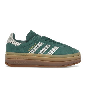 adidas �A�f�B�_�X ���f�B�[�X �X�j�[�J�[ �yadidas Gazelle Bold Collegiate Green White Gold (Women's)�z �T�C�Y US_W_10 Collegiate Green/Wonder White/Gold Metallic