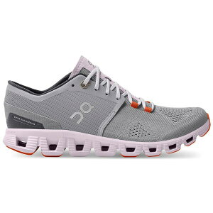 On �I�� ���f�B�[�X �X�j�[�J�[ �yOn Running Cloud X Alloy Grey Lily Pink (Women's)�z �T�C�Y US_7.5(24.5cm) Alloy/Lilly
