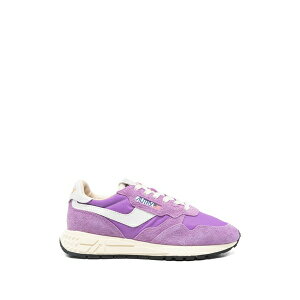�I�[�g���[ ���f�B�[�X �X�j�[�J�[ �V���[�Y Suede panelled sneakers Purple