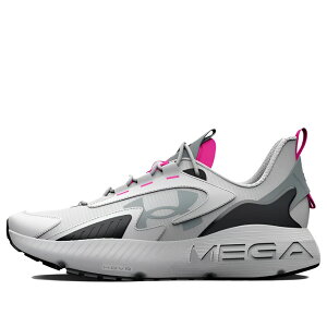 Under Armour �A���_�[�A�[�}�[ �����Y �X�j�[�J�[ �yUnder Armour HOVR Mega 2 MVMNT 'Grey Rebel Pink' 3026629-100�z �T�C�Y US_10.5(28.5cm)