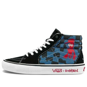 Vans �o���Y �����Y �X�j�[�J�[ �yVans Krooked x Skate SK8-HI 'Natas For Ray Barbee' VN0A5FCCAPG�z �T�C�Y US_M_4