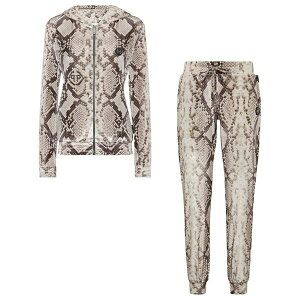 �t�B���b�v�v���C�� ���f�B�[�X �p�[�J�[�E�X�E�F�b�g�V���c �A�E�^�[ Python-print tracksuit set Neutrals