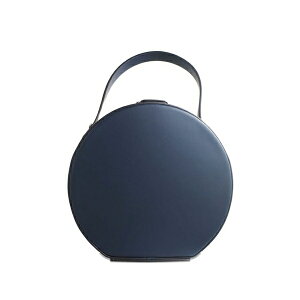 �j�R �W�����j ���f�B�[�X �g�[�g�o�b�O �o�b�O Tunilla circle-handle leather tote bag Blue