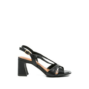 �^�}���X ���f�B�[�X �T���_�� �V���[�Y Crossover-strap sandals Black