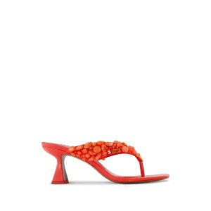 �J���g�K�C�A ���f�B�[�X �p���v�X �V���[�Y Abi bead-embellished sandals Orange