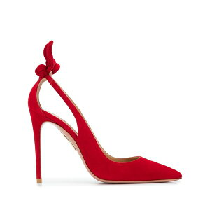 �A�N�A�Y�[�� ���f�B�[�X �p���v�X �V���[�Y 105mm bow tie pumps Red
