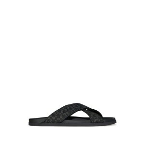 �W�o���V�[ �����Y �T���_�� �V���[�Y Crossed-strap sandals Black