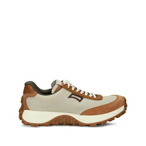 �J���y�[�� ���f�B�[�X �X�j�[�J�[ �V���[�Y Leather-panelled lace-up trainers Neutrals